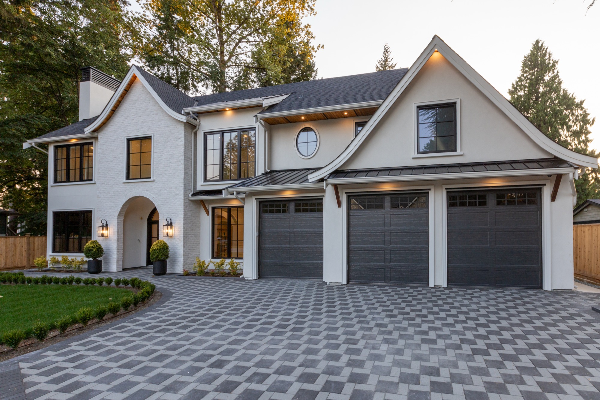 3627 204A Street — Front Exterior at Dusk